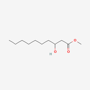 Chemical structure of Methyl 3-hydroxydecanoate