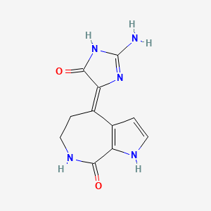 Chemical structure of Debromohymenialdisine