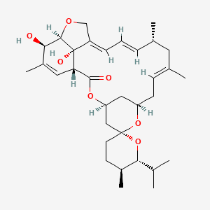 Chemical structure of Milbemycin D