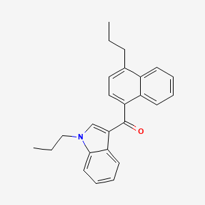 Chemical structure of JWH 180