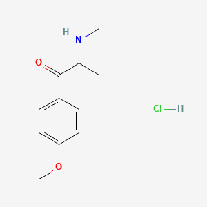 Chemical structure of Methedrone (hydrochloride)