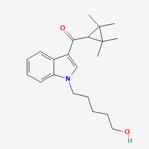 Chemical structure of UR-144 N-5-hydroxypentyl