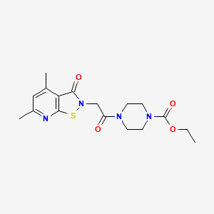 Chemical structure of YMU1