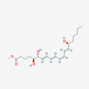 Chemical structure of Lipoxin A4 methyl ester