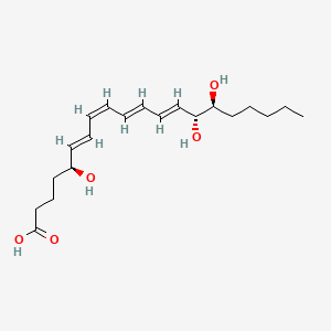 Chemical structure of Lipoxin B4