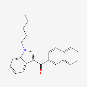 Chemical structure of JWH 018 2'-naphthyl isomer