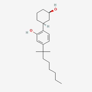 Chemical structure of (-)-CP 47,497