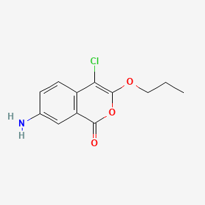Chemical structure of JCP174