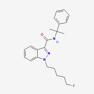 Chemical structure of 5F-Cumyl-PINACA