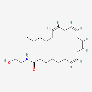 Chemical structure of Docosatetraenoyl Ethanolamide