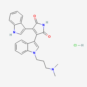 Chemical structure of Bisindolylmaleimide I, Hydrochloride