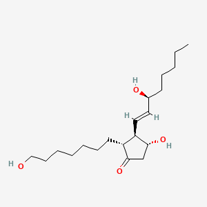 Chemical structure of Prostaglandin E1 Alcohol