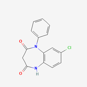 Chemical structure of Desmethylclobazam