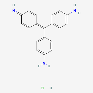 Chemical structure of 0·2% Basic Fuchsin solution