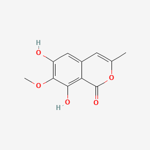 Chemical structure of Reticulol