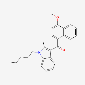 Chemical structure of JWH 098