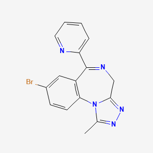 Chemical structure of Pyrazolam