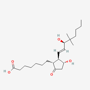 Chemical structure of 16,16-Dimethylprostaglandin E