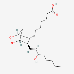 Chemical structure of Prostaglandin H1