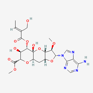 Chemical structure of Herbicidin A