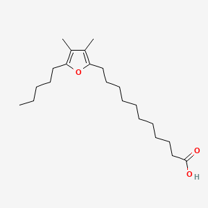 Chemical structure of Furan Fatty Acid F6