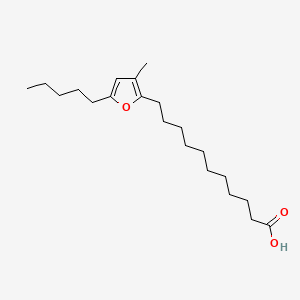 Chemical structure of Furan Fatty Acid F5