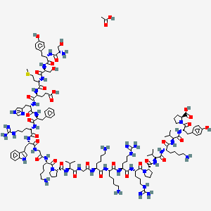 Chemical structure of Cosyntropin (acetate)