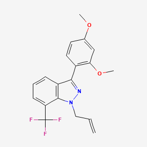Chemical structure of SGA360