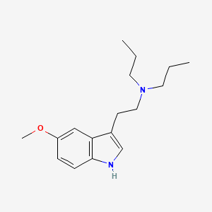 Chemical structure of 5-methoxy DPT