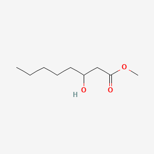 Chemical structure of Methyl 3-hydroxyoctanoate