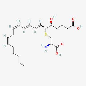 Chemical structure of Leukotriene E4