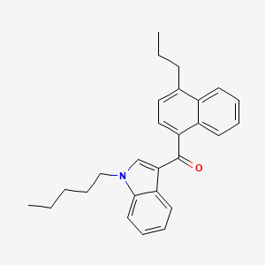 Chemical structure of JWH 182
