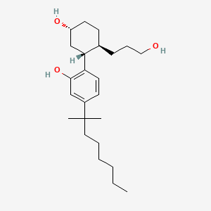 Chemical structure of (±)-CP 55,940