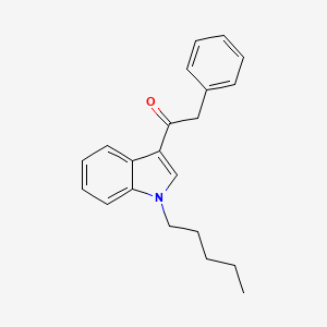 Chemical structure of JWH 167