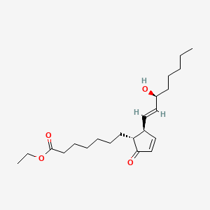 Chemical structure of Prostaglandin A1 ethyl ester