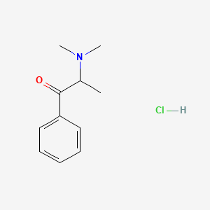 Chemical structure of Metamfepramone hydrochloride