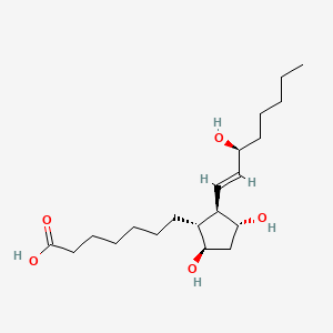 Chemical structure of Prostaglandin F1β