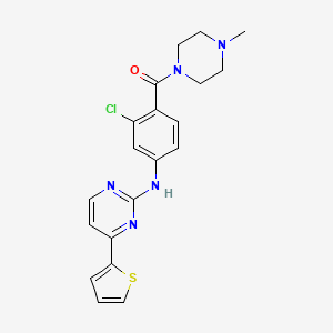 Chemical structure of GSK3β Inhibitor XVIII