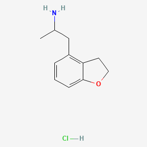 Chemical structure of 4-APDB (hydrochloride)