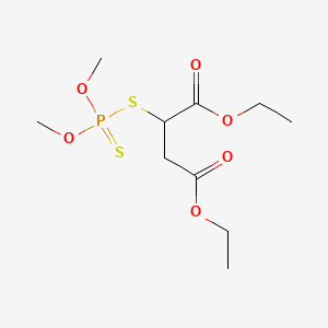 Chemical structure of Malathion