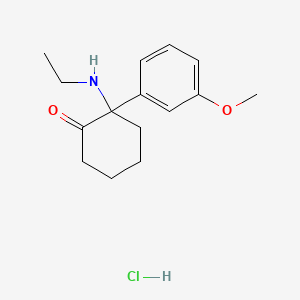Chemical structure of Methoxetamine hydrochloride