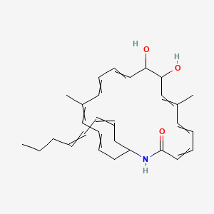 Chemical structure of Heronamide C