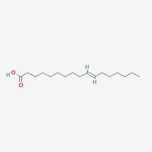 Chemical structure of 10E-heptadecenoic acid