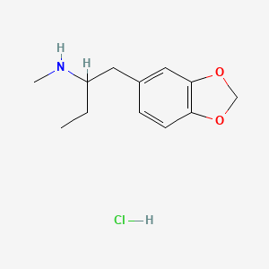 Chemical structure of MBDB (hydrochloride)