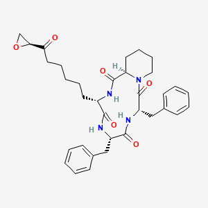 Chemical structure of Trapoxin A