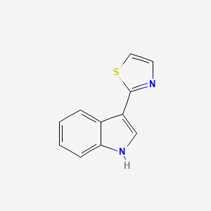 Chemical structure of Camalexin