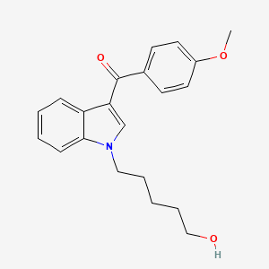 Chemical structure of RCS-4 N-(5-hydroxypentyl) metabolite