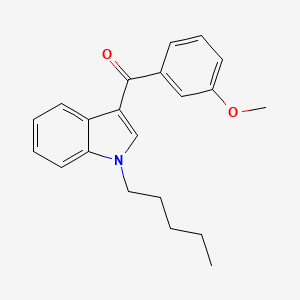 Chemical structure of RCS-4 3-methoxy isomer