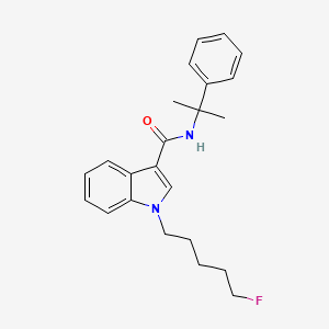 Chemical structure of 5-fluoro CUMYL-PICA