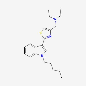Chemical structure of PTI-1 (hydrochloride)